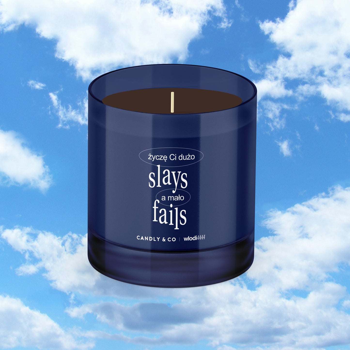 Świeca zapachowa "Życzę Ci dużo slays, a mało fails."